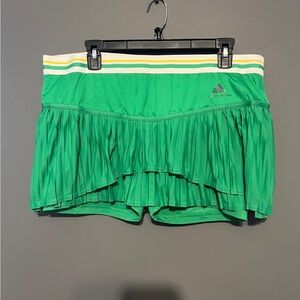 Stella McCartney Green Pleated tennis skirt